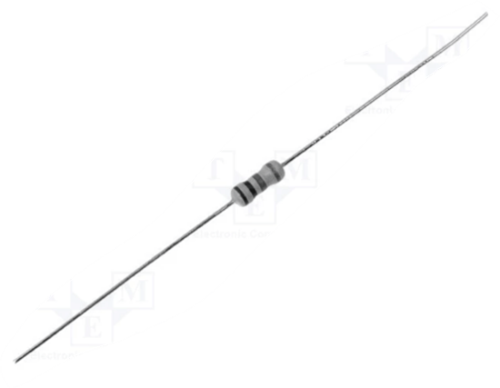 Picture of Resistor: metal film; THT; 120?; 0.6W; ±1%; Ø2.5x6.8mm; 50ppm/°C | MF006FF1200A50