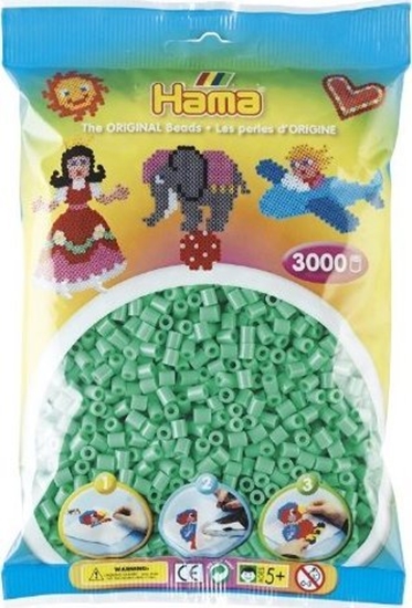 Picture of Revell Hama midi perler 3000stk l. grøn