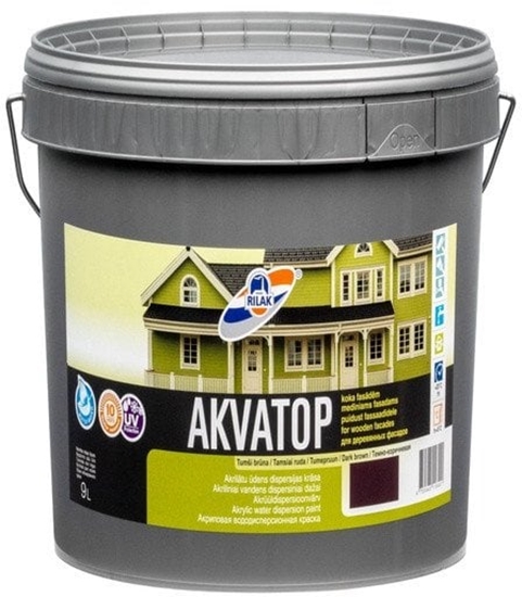 Picture of Rilak PAINT AKVATOP DARK BROWN 9L
