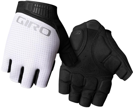 Picture of Rkawiczki mskie GIRO BRAVO II GEL krótki palec white roz. XXL (obwód doni od 267 mm / d. doni od 211 mm) (NEW 2025)