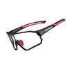 Изображение Rockbros Rockbros 10135 photochromic UV400 cycling glasses - black and red