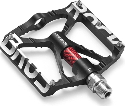 Изображение RockBros Zestaw pedaów rowerowych Rockbros 37213071001 ze stopu aluminium - czarne