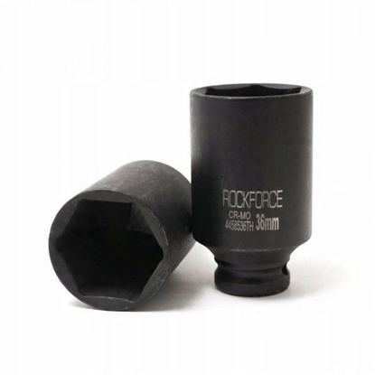 Attēls no Rockforce Nasadka udarowa gboka cienkocienna 1/2" 36mm (6-ktna)