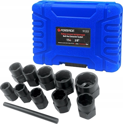 Attēls no Rockforce Nasadki do uszkodzonych rub nakrtek 11el. (9-19mm, 3/8")