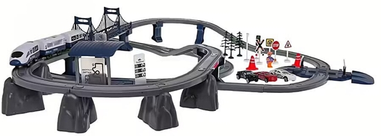 Изображение RoGer Train station + accessories 103 pcs.