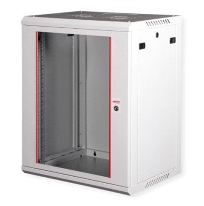 Picture of Roline 19" Wall Cabinet Basic Plus 18U, 600x450 BxT grey