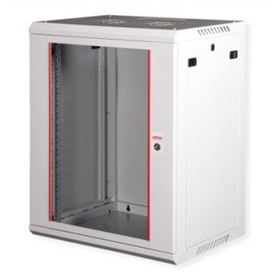 Picture of Roline 19" Wall Cabinet Basic Plus 18U, 600x450 BxT grey