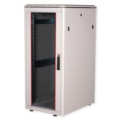 Picture of Roline 19-inch Network Cabinet Pro 26 U, 600x800 WxD glass door grey