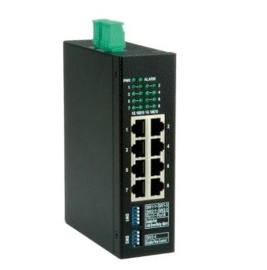 Изображение Roline Gigabit Ethernet Industrial Switch, 8x RJ45
