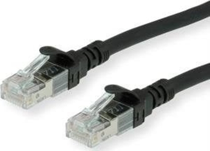 Изображение Roline ROLINE - Patch Cable - RJ-45 (M) to RJ-45 (M) - 5 m - SFTP, PiMF - CAT 6 - Halogen Free, Shaped, Stranded - Black (21.15.2655)