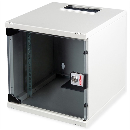 Picture of Roline 10-inch wall-mounted housing 6 U, 312x300 WxD grey