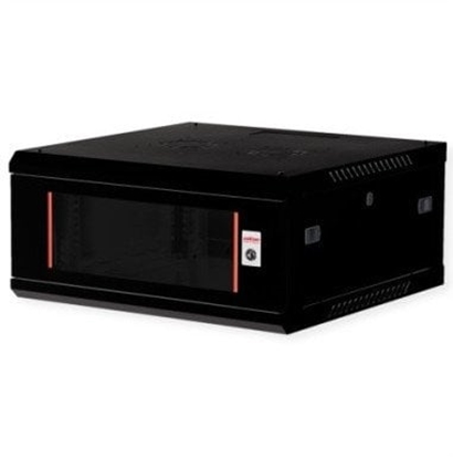 Attēls no Roline 19" Wall Cabinet Basic Plus 4U, 600x600 BxT black