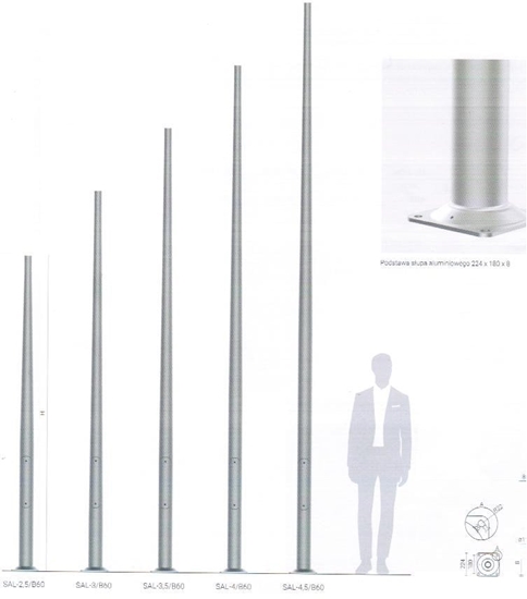 Изображение ROSA SUP ALUM.SAL-6 ANODOWANY INOX 42207/C4 - 42207/C45