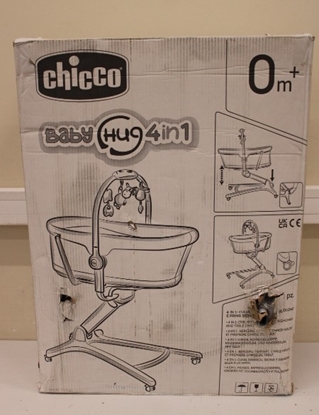 Attēls no SALE OUT. CHICCO Baby Hug 4 in 1 Glacial Multifunctional Crib, Gray | Chicco | DAMAGED PACKAGING, SCRATCHED ON LEGS