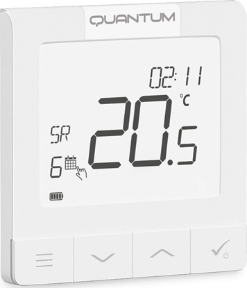 Picture of Salus Salus bezprzewodowy, natynkowy regulator temperatury WQ610RF Quantum z OpenTherm, tygodniowy, akumulatorowy
