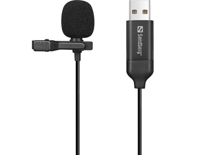 Picture of Sandberg 126-40 Streamer USB Clip Microphone