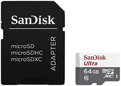 Attēls no SANDISK BY WESTERN DIGITAL MEMORY MICRO SDXC 64GB UHS-I/SDSQUNR-064G-GN3MA SANDISK