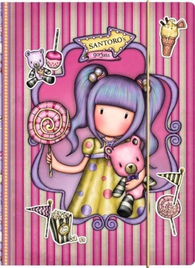 Picture of Santoro Teczka Zamykana na Gumk Gorjuss Fairground
