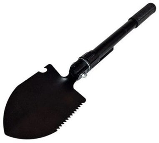 Picture of Saperka taktyczna wielofunkcyjna AZYMUT Traper czarna +pokrowiec