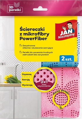 Attēls no SAR JAN NZ ciereczki z mikrofibry PowerFiber 2szt