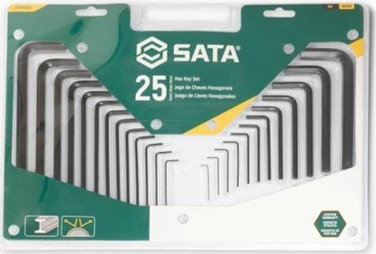 Изображение SATA SATA ZESTAW KLUCZY IMBUSOWYCH 25el. SASZETKA