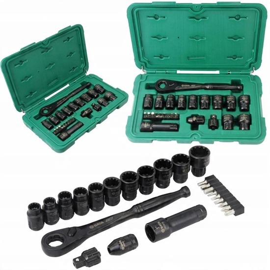 Изображение SATA ZESTAW 24 KLUCZY NASADOWYCH PRZELOTOWYCH X6