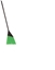 Picture of SAUBER Street broom with flat blade, green 24801030