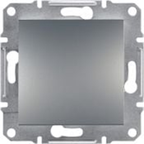 Picture of Schneider Electric cznik 1-biegunowy Asfora bez ramki stal (EPH0100162)