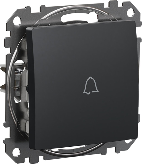 Picture of Schneider Electric PRZYC.DZWON.CZARNY ANTRACYT SEDNA DES