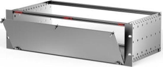 Изображение SCHROFF Panele przednie SCHROFF, nieekranowane, dolne na zawiasach, 6 HU, 84 HP, 2,5 mm, Al, anodowane