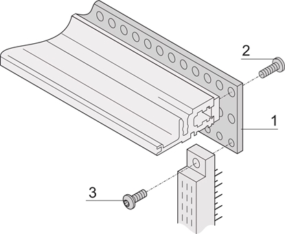 Picture of SCHROFF Szyna perforowana SCHROFF EuropacPRO do zcza, zgodna z EN 60603-2 i DIN 41612, 28 KM