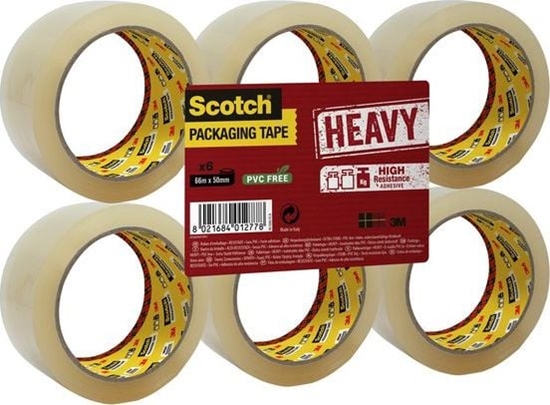 Изображение Scotch Tama pakowa scotch heavy 50mmx66m przezroczysta 6/p