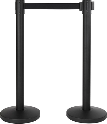 Attēls no Securit Afspærringssæt Securit Budget, sort med sort bånd