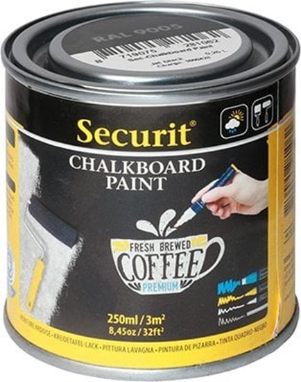 Picture of Securit Maling til chalkboard Securit sort 250 ml