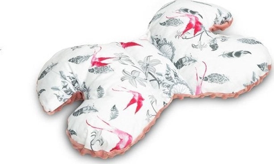 Изображение Sensillo PODUSZKA MOTYLEK 26X35 RETRO RÓ SZARE PTAKI