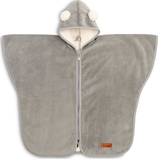 Изображение Sensillo PONCZO SAMOCHODOWE SZARY PLUSZ