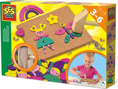 Изображение SES SES tablica korkowa zestaw z motkiem 00927 09274