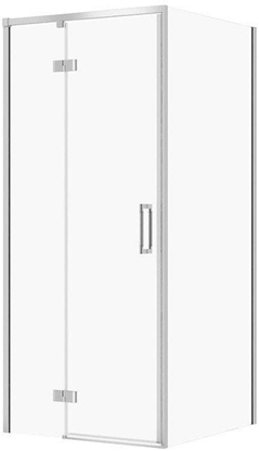 Attēls no SET B852 KABINA LARGA ZAWIAS LEWA CHROM 90X90X195SZK TRANS WIR