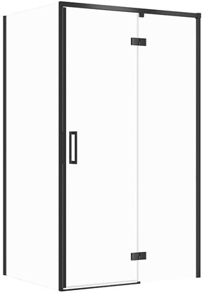 Attēls no SET C119 KABINA LARGA ZAWIAS PRAWA CZARNA 120X80X195SZK TRANS WIR