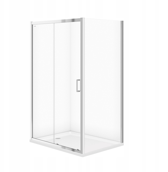 Picture of SET C81 KAB IVA PROST CHROM 120X90X185 SZK TR+BR TAKO 120X4 WIR