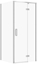 Attēls no SET C96 KABINA LARGA ZAWIAS PRAWA CHROM 80X90X195 SZK TRANS WIR