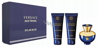 Изображение SET VERSACE Dylan Blue Pour Femme EDP spray 50ml + SHOWER GEL 50ml + BODY LOTION 50ml