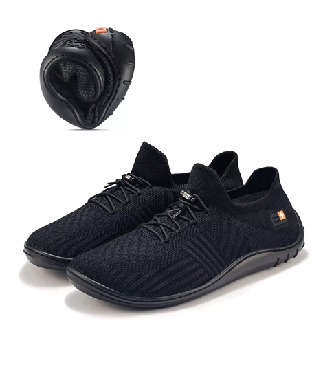 Picture of SH5003M Buty mskie barefoot merino czarny/czarny 42