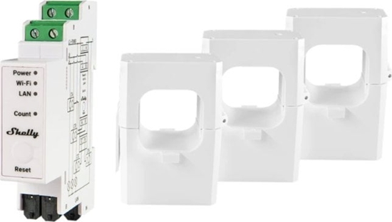 Picture of Shelly 2-phase Energy Meter Shelly PRO 3EM 400A Wi-Fi