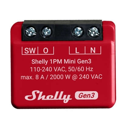 Picture of Shelly Controller 1PM Mini Gen3