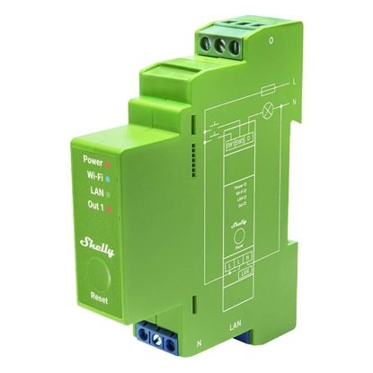 Attēls no Shelly DIN Rail Smart Switch Shelly Pro Dimmer , 1 channels