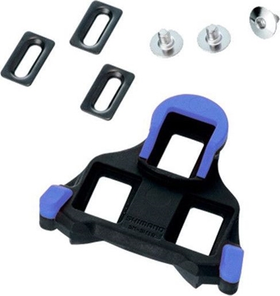 Attēls no Shimano Bloki pedaów SMSH12 SPD-SL szosa, dwustopniowe, niebieskie uniwersalny