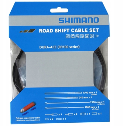 Attēls no Shimano RS900 shift cable set, black