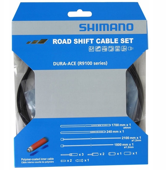 Picture of Shimano RS900 shift cable set, black