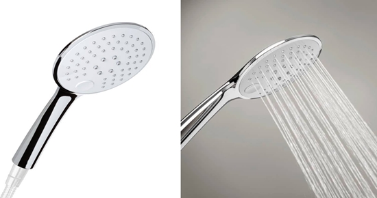 Изображение Shower handset Marina O10cm 1 mode chrome 8411801216378